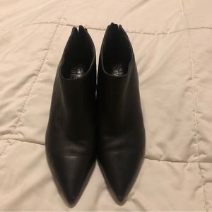 Black Pointed Toe Ankle Booties